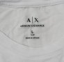 Armani Exchange оригинална тениска L памучна фланелка, снимка 3