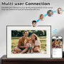 Нова Смарт дигитална рамка Frameo 10.1" HD, авто-ротация, WiFi за снимки, снимка 6