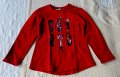 Детска червена блуза Wanex за момиче с ръст 110см, снимка 3