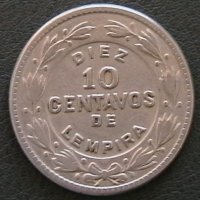 10 центаво 1956, Хондурас, снимка 1 - Нумизматика и бонистика - 28294444
