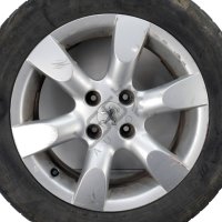 Алуминиеви джанти 4x100 с гуми R16 Peugeot 307 2001-2008 ID: 118130, снимка 5 - Части - 43667896