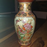 Сатцума Satsuma Стара китайска ваза порцелан, снимка 1 - Антикварни и старинни предмети - 43133721