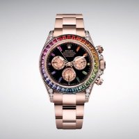 Mъжки часовник Rolex Daytona Cosmograph Rainbow Rose Gold с автоматичен механизъм, снимка 1 - Мъжки - 38212400