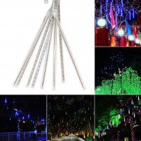 LED Висулки "Падащ сняг" - Многоцветни, снимка 3 - Други - 34892718