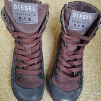 Детски боти "Diesel" от естествена кожа , снимка 12 - Детски боти и ботуши - 43485106