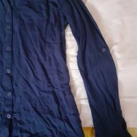 Елегантна синя риза , снимка 3 - Ризи - 28361881