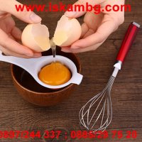 Прибор цедка за разделяне на жълтък от белтък на яйца, снимка 9 - Прибори за хранене, готвене и сервиране - 26932415