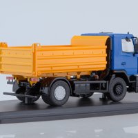 МАЗ-5550 самосвал 2008 - мащаб 1:43 на SSM моделът е нов в PCV дисплей-кейс, снимка 2 - Колекции - 43656401