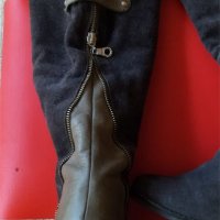 GiAnni-дамски ботуши естествен велур , снимка 7 - Дамски ботуши - 38735603