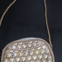 златна чантичка с камъни, снимка 2 - Чанти - 32642699