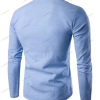Мъжка едноцветна тениска с дълъг ръкав, 6цвята - 023 , снимка 13 - Тениски - 39829030