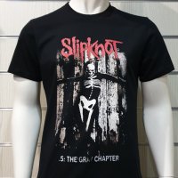 Нова мъжка тениска с дигитален печат на музикалната група SLIPKNOT - The Gray Chapter, снимка 3 - Тениски - 35347840