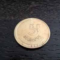 Монета - Белгия - 5 франка | 1986г., снимка 1 - Нумизматика и бонистика - 28617971