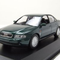 Audi A4 1995 - мащаб 1:43 на Maxichamps моделът е нов в PVC дисплей-кейс, снимка 10 - Колекции - 43377535