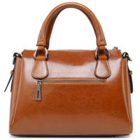 Дамска чанта Естествена кожа L.Brown 992, снимка 10 - Чанти - 40585002