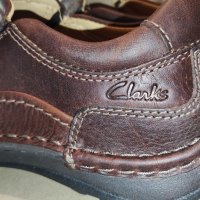 Удобни мъжки /юношески/ половинки от естествена кожа CLARKS №39 1/2, снимка 6 - Ежедневни обувки - 43182327