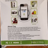 Безжичен Bluetooth тракер за Android i Apple IOS снабден с Аларма за загуба на дадена вещ и животни, снимка 2 - Друга електроника - 35638289