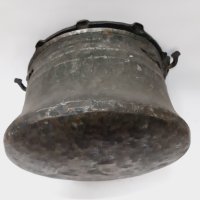 Старо голямо калайдисано медно котле, менче(4.3), снимка 12 - Антикварни и старинни предмети - 43550600