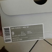 Nike Air Force 1 Mid ‘07 Wolf Grey , снимка 3 - Маратонки - 43078241