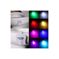 1668  LED осветление за тоалетна със сензор за движение, снимка 7 - Други стоки за дома - 34658232