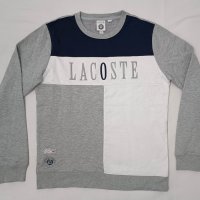Lacoste Roland Garros Sweatshirt оригинално горнище M памучен суичър, снимка 1 - Суичъри - 39778329
