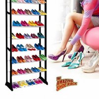 SHOE RACK Олекотен подвижен стелаж за 30 чифта обувки , снимка 5 - Етажерки - 34639913