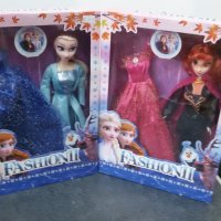 Кукли замръзналото кралство, Елза или Анна с рокля, в кутия - 2378, снимка 1 - Кукли - 38414759