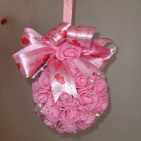 Сувенир от вечни рози и перли, снимка 3 - Романтични подаръци - 36626506