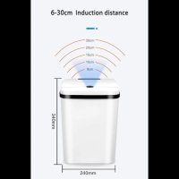 Кош за отпадъци със сензор за вдигане на капака , снимка 2 - Други стоки за дома - 43946867