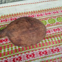Стара дървена лъжица, черпак., снимка 8 - Антикварни и старинни предмети - 44050302