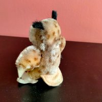 Колекционерска мека играчка Steiff Owl Wittie бухал, снимка 3 - Колекции - 37743297