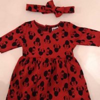 Детска рокля Мини Маус, снимка 2 - Бебешки рокли - 28699496
