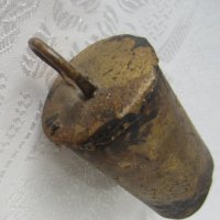 стара продълговата малка камбанка, чан, хлопка метал, звънец, снимка 1 - Други ценни предмети - 31759066