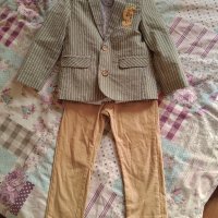 Официални костюм чета от 3 части, снимка 2 - Комплекти за бебе - 43848812