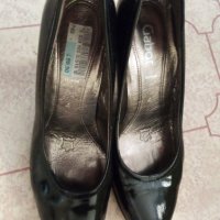дамски черни лачени обувки Gabor, размер 37, снимка 2 - Дамски елегантни обувки - 40829975