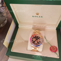 Rolex Rainbow Rose Gold, снимка 1 - Луксозни - 36558166