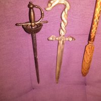 Ножове за писма-дървен -змия и испанска рапира, снимка 6 - Колекции - 26910731