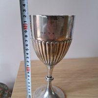 Сребърна чаша сребърен бокал, снимка 2 - Антикварни и старинни предмети - 39968826