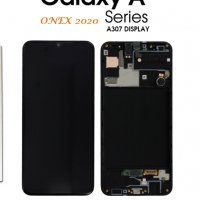 Нов 100% Оригинален LCD Дисплей + Тъч скрийн + Рамка за Samsung Galaxy A30s SM-A307F, снимка 1 - Резервни части за телефони - 31433117