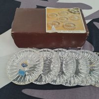 Комплект кристални чинийки West Germany, снимка 2 - Антикварни и старинни предмети - 38518439