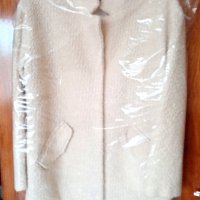 Бяло палто букле 49% вълна , снимка 4 - Палта, манта - 43850694