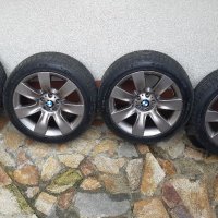 BMW 19" 5x120 оригинални със зимни гуми 245/45/19, снимка 1 - Гуми и джанти - 33080669