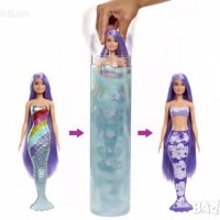 Куклa Barbie Color Reveal с магическа трансформация - цветна русалка, снимка 2 - Кукли - 38925671