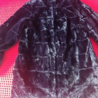 Дамско еко палто,черно, снимка 6 - Палта, манта - 38157704