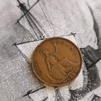 Монета - Великобритания - 1 пени | 1944г., снимка 1 - Нумизматика и бонистика - 43912598