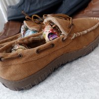 НОВИ мъжки топли зимни мокасини Clarks 45 - 46, 100% естествена кожа, снимка 15 - Мокасини - 43612963