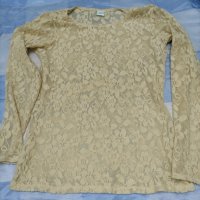 Блуза с дълъг ръкав - дантела. , снимка 1 - Блузи с дълъг ръкав и пуловери - 43366956