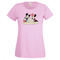 Дамска тениска Mickey & Minnie 4, снимка 5 - Тениски - 36526217