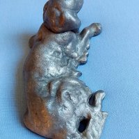 Стара метална фигура на куче, снимка 4 - Антикварни и старинни предмети - 39770666