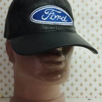 Мъжка кожена шапка Форд - 47, снимка 3 - Шапки - 43501525